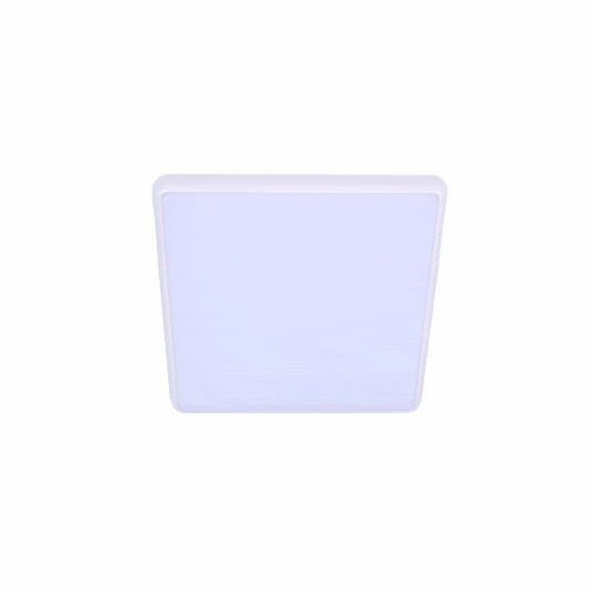 3A-Lighting Oyster Lights Square LED Oyster Light 18W White Aluminium Lights-For-You 0024-AC9002/PRE/18W/TC