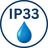 IP33 – basic dust and spray resistance