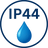 IP44 – splashproof for bathrooms