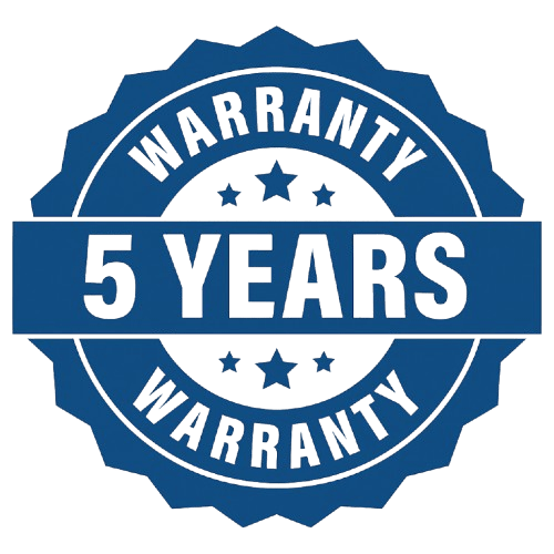5 Years Warranty