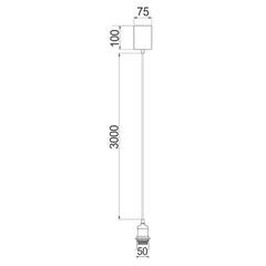 CLA Lighting Pendant Light Diypen D.I.Y. Plug Pendant Suspension Kits in Black or White Lights-For-You