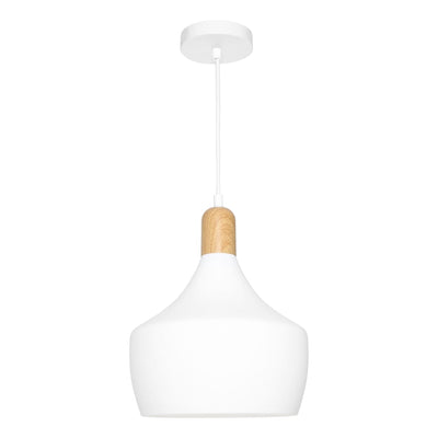 Bevo 1 Light Pendant White