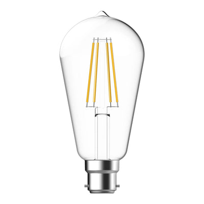LF-ST64 LED Pear Shape Filament Clear Globe