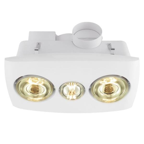 Eglo Lighting Bathroom Heater White Vesuvius 3-in-1 Bathroom Heater & LED Light 204152