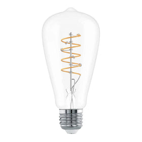 Eglo Lighting LED Globes 7.3w LED E27 ST64 Pear Globe Warm White 2700k 110318 Lights-For-You 110318 9008606298464