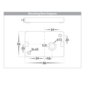 Havit Lighting Lighting 4w Lisse Fixed LED Wall Down Lights-For-You