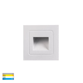 Havit Lighting Lighting HV3111T-WHT-12V - White Small Square Recessed LED Step Light Lights-For-You HV3111T-WHT-12V