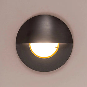 Havit Lighting Lighting Ollo LED Step Light with Eyelid TRI Colour 5w in BLK/SS316/CP/AB/BR/GPH Havit Lighting - HV19012T Lights-For-You