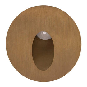 Havit Lighting Lighting Reces Round Recessed LED Step Light Antique Brass, Black, Brass, SS316, White Havit Lighting HV3205T-12V Lights-For-You HV3205T-BR-12V