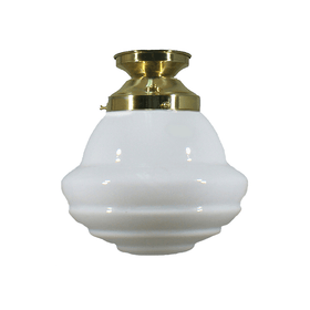 Lode Lighting Batten Fix Lights DIY Batten Fix With Parkville 9" Opal Gloss Glass Lights-For-You 3000054