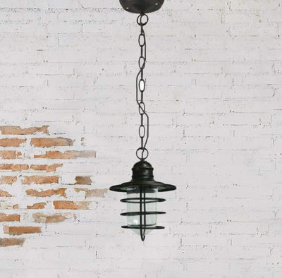 Dockyard Chain Pendant Light E27 in Antique Bronze