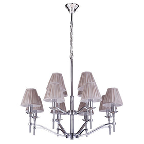 Lode Lighting Indoor Pendants Hilton Pendant Light 12Lt in Chrome Lights-For-You 1001223