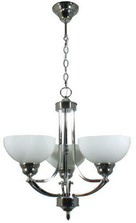 Lode Lighting Indoor Pendants Houston Chain Pendant Light in 3 Light Chrome Lights-For-You 1000249