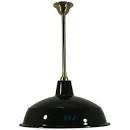 Lode Lighting Indoor Pendants Single Rod 3/4"Brass Pendant With Warehouse Shade 420mm Lights-For-You 3000290