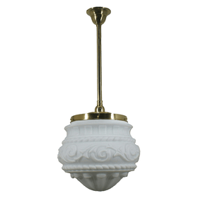 Lode Lighting Indoor Pendants Single Rod Pendant Light With 12" Premier Lights-For-You 3010227