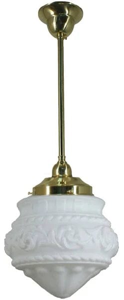 Single Rod Pendant Light With 8" Premier