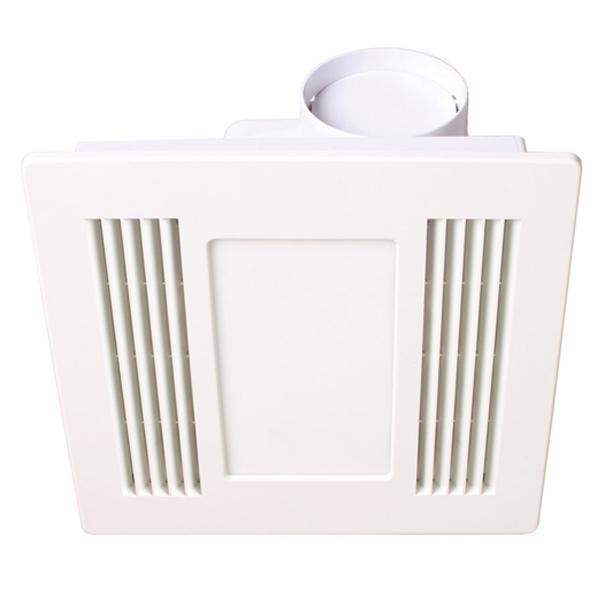 Mercator Lighting Exhaust Fan White Aceline LED Bathroom Exhaust Fan Lights-For-You BE370ESPWH