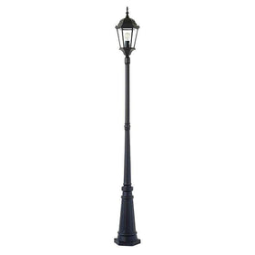 Mercator Lighting Exterior Posts Yarra Exterior Lamp Post Light in Black Lights-For-You MX7391P-BLK 9312699086441