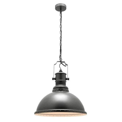 Gladiator Charcoal Pendant Light 1Lt