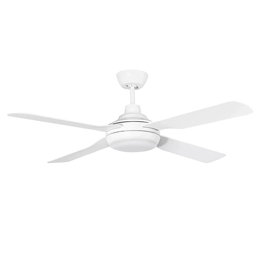 Mertec Lighting Ceiling Fans White 48" Discovery II AC Ceiling Fan Black, White Lights-For-You MDF1243W