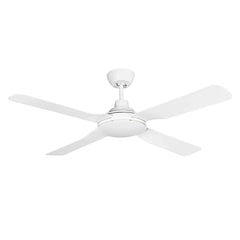 Mertec Lighting Ceiling Fans White 48" Discovery II AC Ceiling Fan Black, White Lights-For-You MDF124W