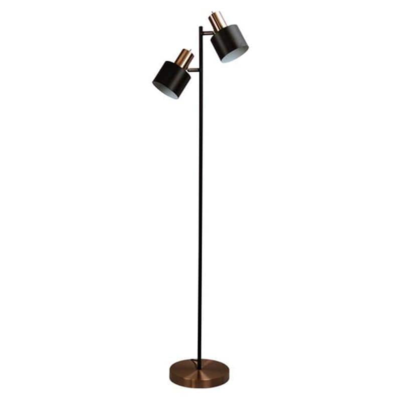 Oriel Lighting Floor Lamps Copper Ari Twin Floor Lamp Lights-For-You SL98787/2CO