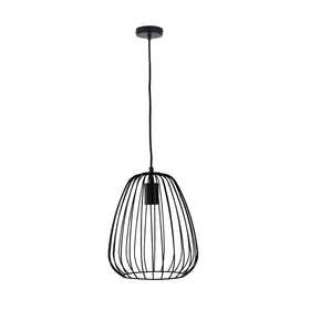 Oriel Lighting Indoor Pendants Oriel PERA.27 Metal Wire Pendant Lights-For-You OL68778/27BK