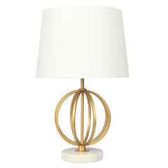 Oriel Lighting Table Lamps Gold Gold Table Lamp with Marble Base Lights-For-You OL98872