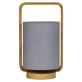 Oriel Lighting Table Lamps Lucia Woden Table Lamp Lights-For-You OL93611GY 9324879217583