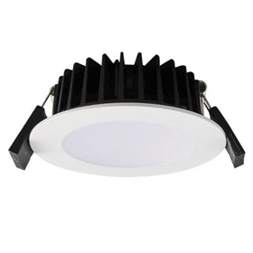 SAL Lighting LED Downlights 92mm Ripple Effect Shield LED Downlight 10w Lights-For-You S9041TC/WH/SFI
