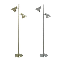 Telbix Lighting Floor Lamps Torres Floor Lamp in Antique Brass or Nickel Lights-For-You