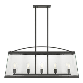 Telbix Lighting Indoor Pendants Colair Pendant Light 5Lt Lights-For-You COLAIR PE5BK KIT