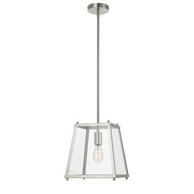 Gilbert 1 Light Pendant Light Small Nickel