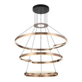 Telbix Lighting Indoor Pendants Ostrom 3 Tier LED Lights-For-You OSTROM PE3T-CG 9329501071373