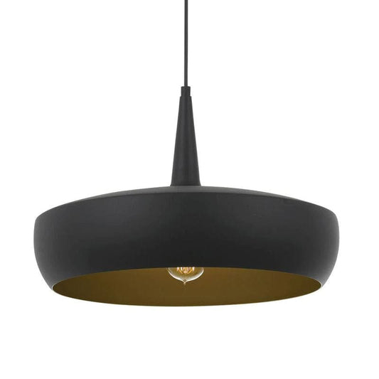 Telbix Lighting Indoor Pendants Sabra Pendant Light 1Lt Lights-For-You SABRA PE45-BKGD 9329501052709