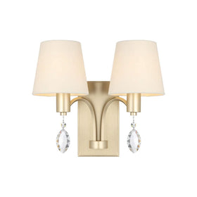 Telbix Lighting Indoor Wall Lights Malvern 2 Light Wall Light Lights-For-You MALVERN WB2-AS 9329501070499