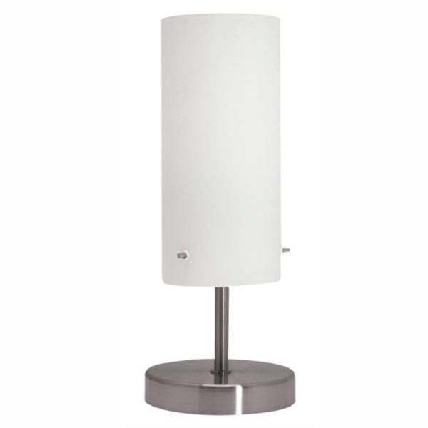 Telbix Lighting Table Lamps Nickel/Opal Matt Angush Table Lamp Lights-For-You ANGUS TL-NK
