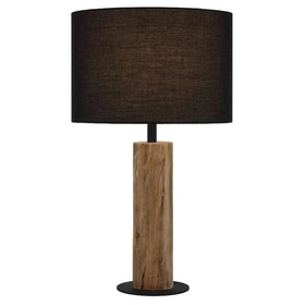 Telbix Lighting Table Lamps Chad Table Lamp Wood Black Lights-For-You CHAD TL-WDBK 9329501070857