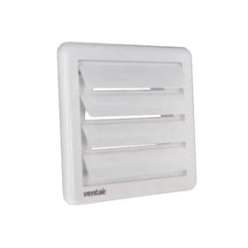 Ventair Air Outlet Ventair 125Mm Air Outlet With Gravity Shutters Lights-For-You V125GS