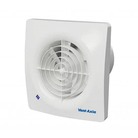 Ventair Exhaust Fans Simply Quiet 125 Wall/Ceiling Exhaust Fan in White Lights-For-You VASF125B
