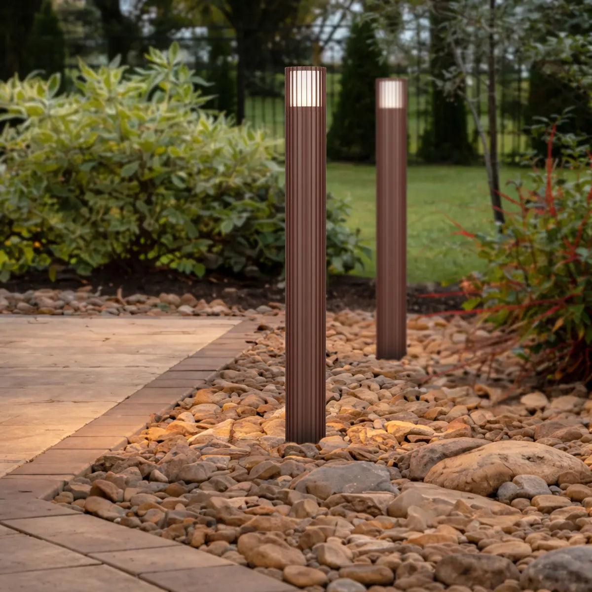 DOMUS BL-100 Three Tier Bollard Head – Stylish Outdoor Garden & Path Lighting
