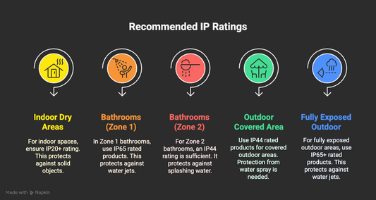 What Is IP Rating? Why It Matters in Lighting and Ceiling Fans