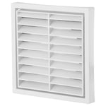 ABS Exterior 100mm Square Grille Vent