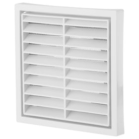 ABS Exterior 100mm Square Grille Vent