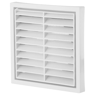 ABS Exterior 100mm Square Grille Vent
