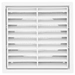 ABS Exterior 100mm Square Grille Vent