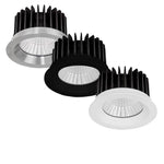 115mm LED Downlight 18w Stainless Steel, Black, White CCT CRI 90+ HCP-81XX2118 Havit Commercial