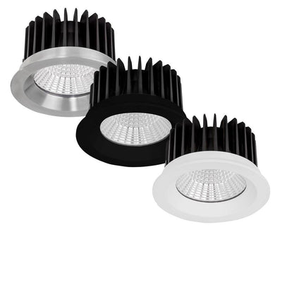 115mm LED Downlight 18w Stainless Steel, Black, White CCT CRI 90+ HCP-81XX2118 Havit Commercial