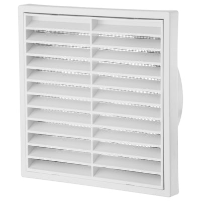 ABS Exterior 125mm Square Grille Vent