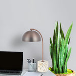 ortez Floor Lamp in Black/Antique Gold or White/Antique